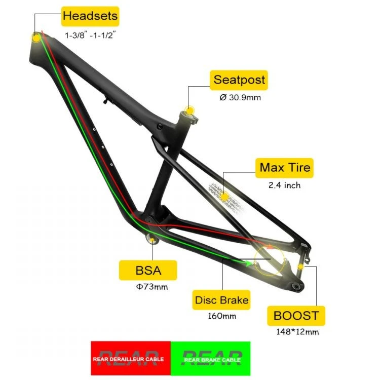 carbon fiber downhill frame (2)